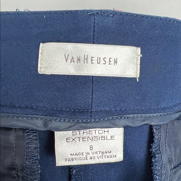 Van Heusen Navy Stretch Dress Pants - Picture 10 of 12